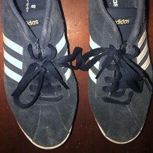 Worn Adidas Blue Neo Sneaker